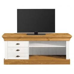 Maison Belfort Meuble TV Bergen - 3 éléments - Pin massif - Epicéa blanc / Epicéa lessivé -Meubles de salon Soldes 1000104421 211122 083215001015 DETAILS P000000001000104421