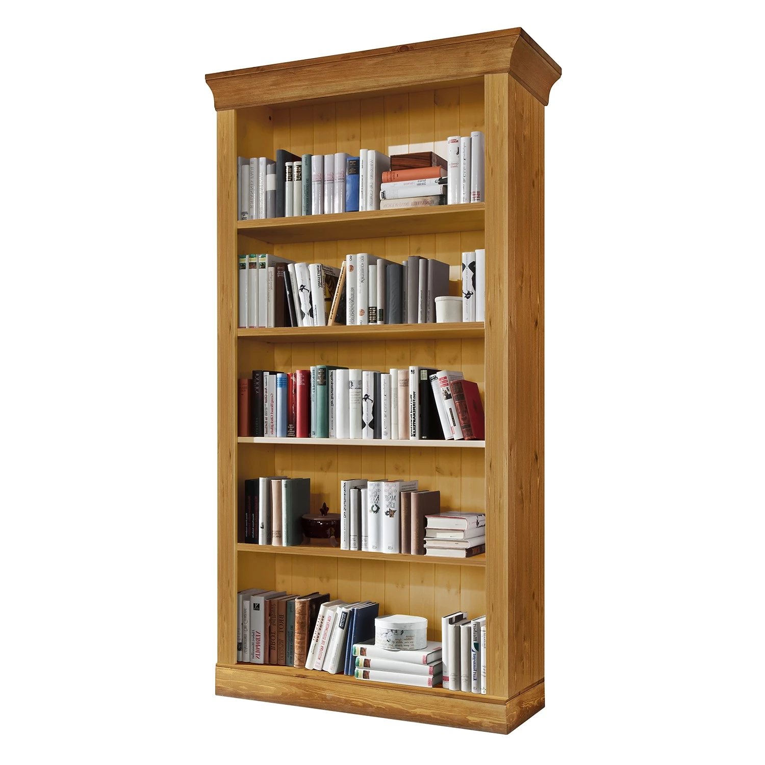 Maison Belfort Bibliothèque Bergen I - Epicéa lessivé 3 Maison Belfort Bibliothèque Bergen I - Epicéa lessivé