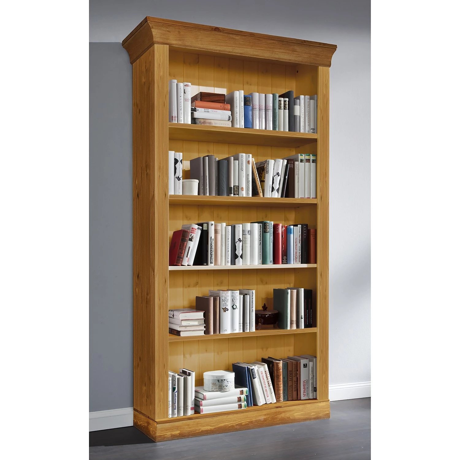 Maison Belfort Bibliothèque Bergen I - Epicéa lessivé 4 Maison Belfort Bibliothèque Bergen I - Epicéa lessivé – Image 2