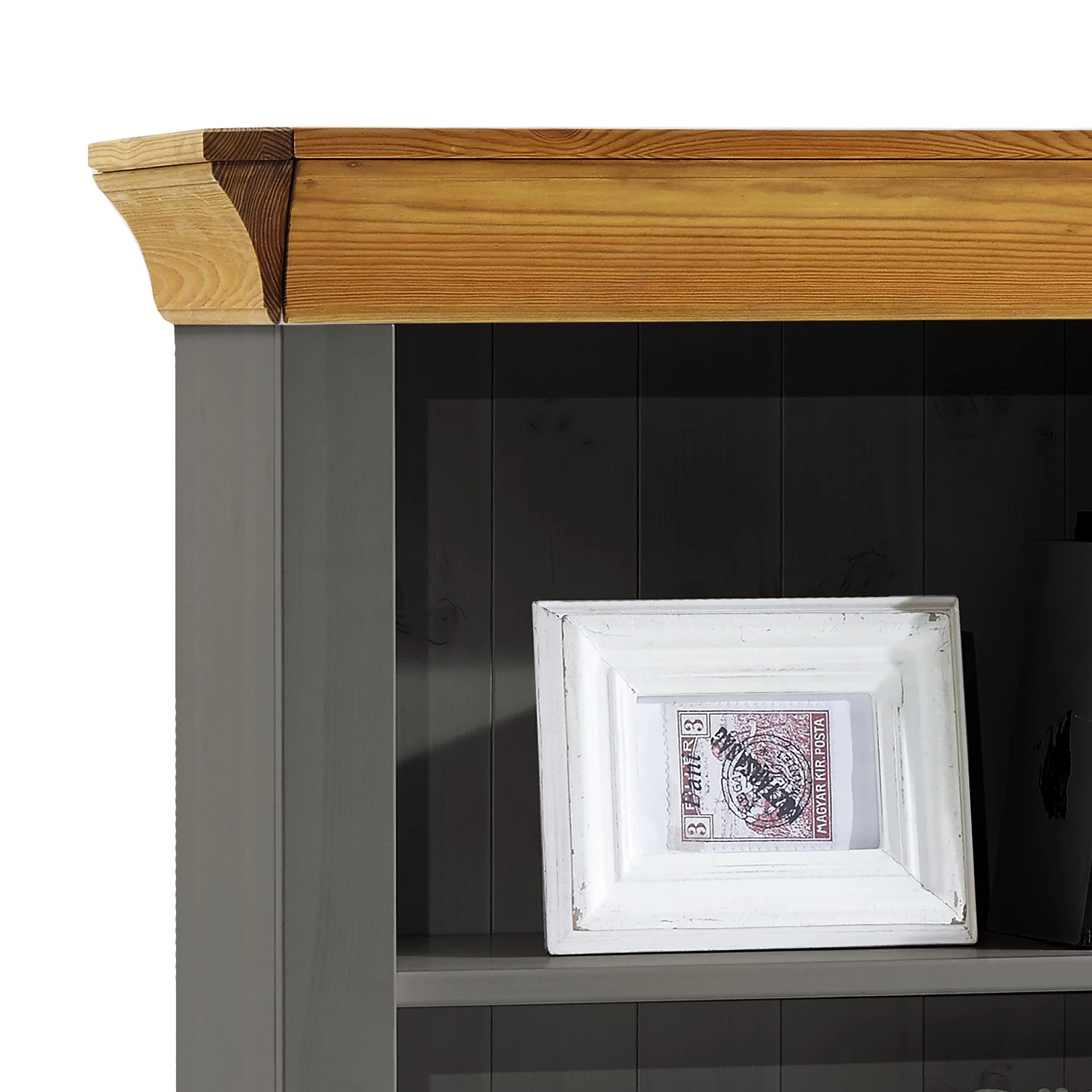 Maison Belfort Bibliothèque Bergen III - Epicéa gris / Epicéa lessivé 4 Maison Belfort Bibliothèque Bergen III - Epicéa gris / Epicéa lessivé – Image 2