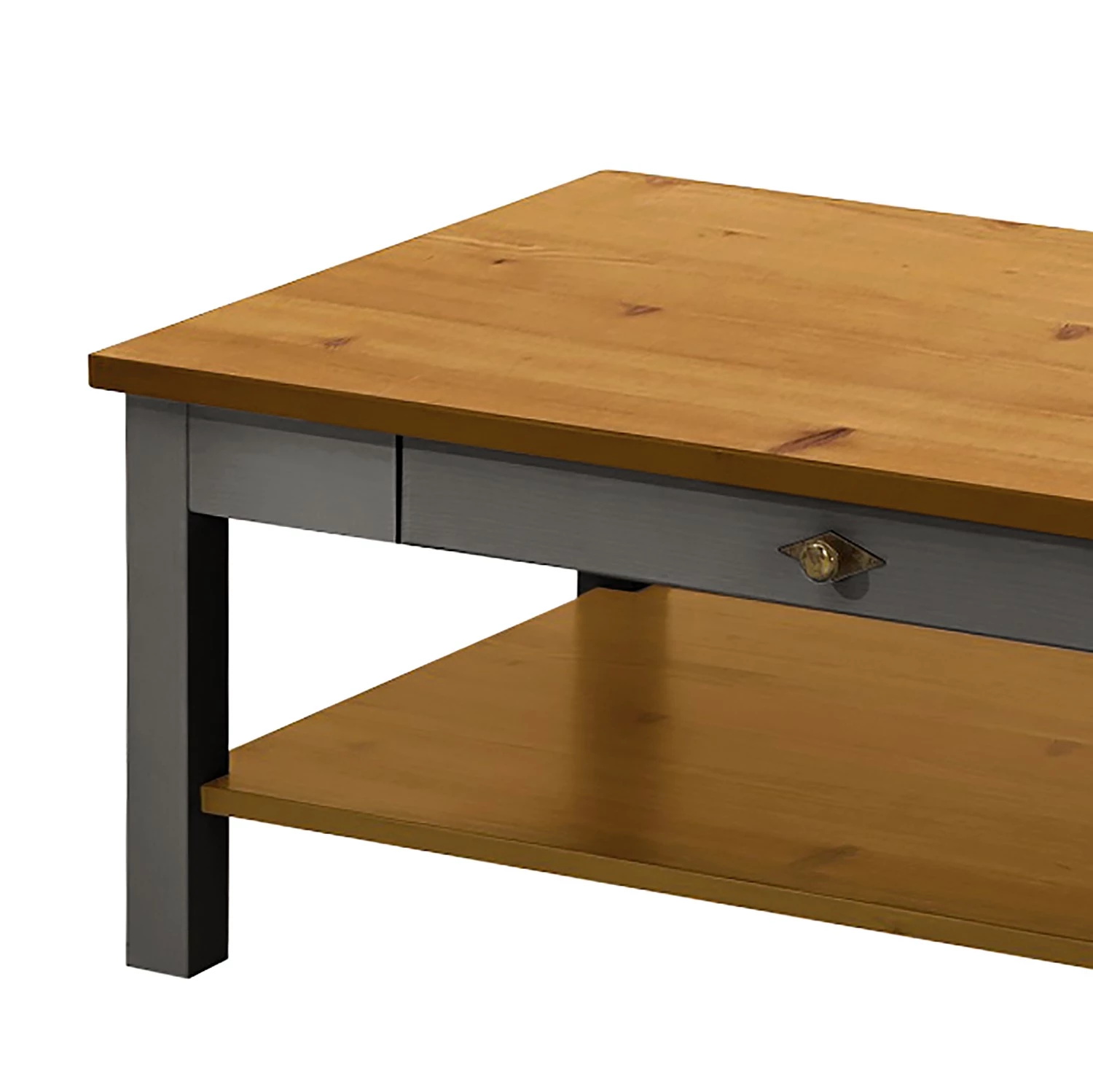 Maison Belfort Table basse Bergen II - Epicéa gris / Epicéa lessivé 4 Maison Belfort Table basse Bergen II - Epicéa gris / Epicéa lessivé – Image 2
