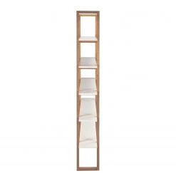 Mørteens Étagère Store I - Partiellement en chêne massif - Blanc / Chêne -Meubles de salon Soldes 1000113301 180905 07483203 GALLERYIMAGES P000000001000113301