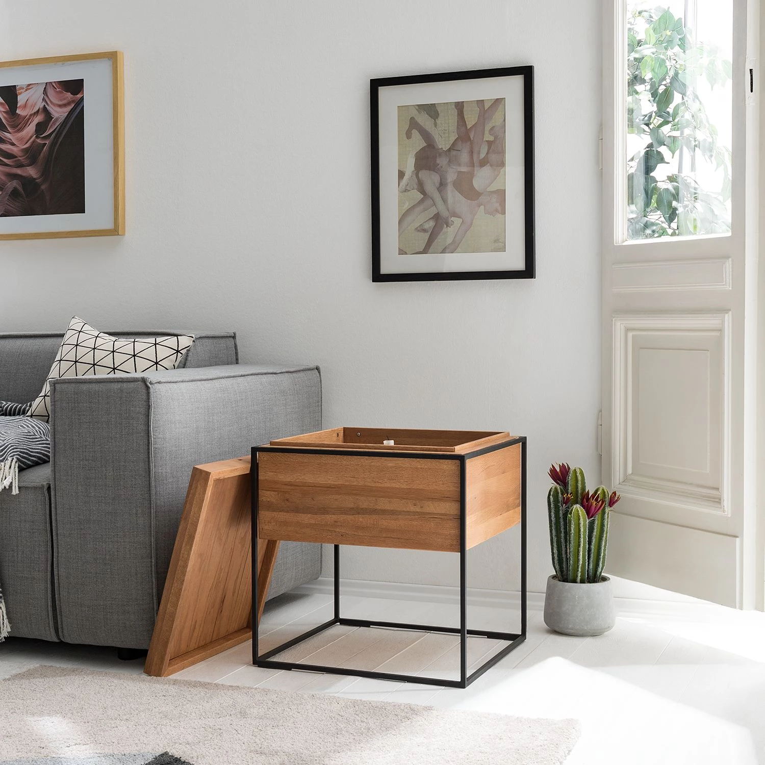 Studio Copenhagen Table d’appoint Cubus - Chêne 5 Studio Copenhagen Table d’appoint Cubus - Chêne – Image 3