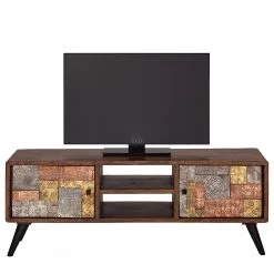 Wolf-Möbel Meuble TV Orient - Acacia massif / Métal - Multicolore -Meubles de salon Soldes 1000114118 200512 14062500014 DETAILS P000000001000114118