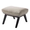 Studio Copenhagen Pouf repose-pieds Hepburn I - Tissu Milan : Beige - Noir -Meubles de salon Soldes 1000114781 180716 17435985 IMAGE P000000001000114781