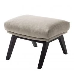 Studio Copenhagen Pouf repose-pieds Hepburn I - Tissu Milan : Beige - Noir