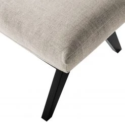 Studio Copenhagen Pouf repose-pieds Hepburn I - Tissu Milan : Beige - Noir -Meubles de salon Soldes 1000114781 180716 17435988 GALLERYIMAGES P000000001000114781