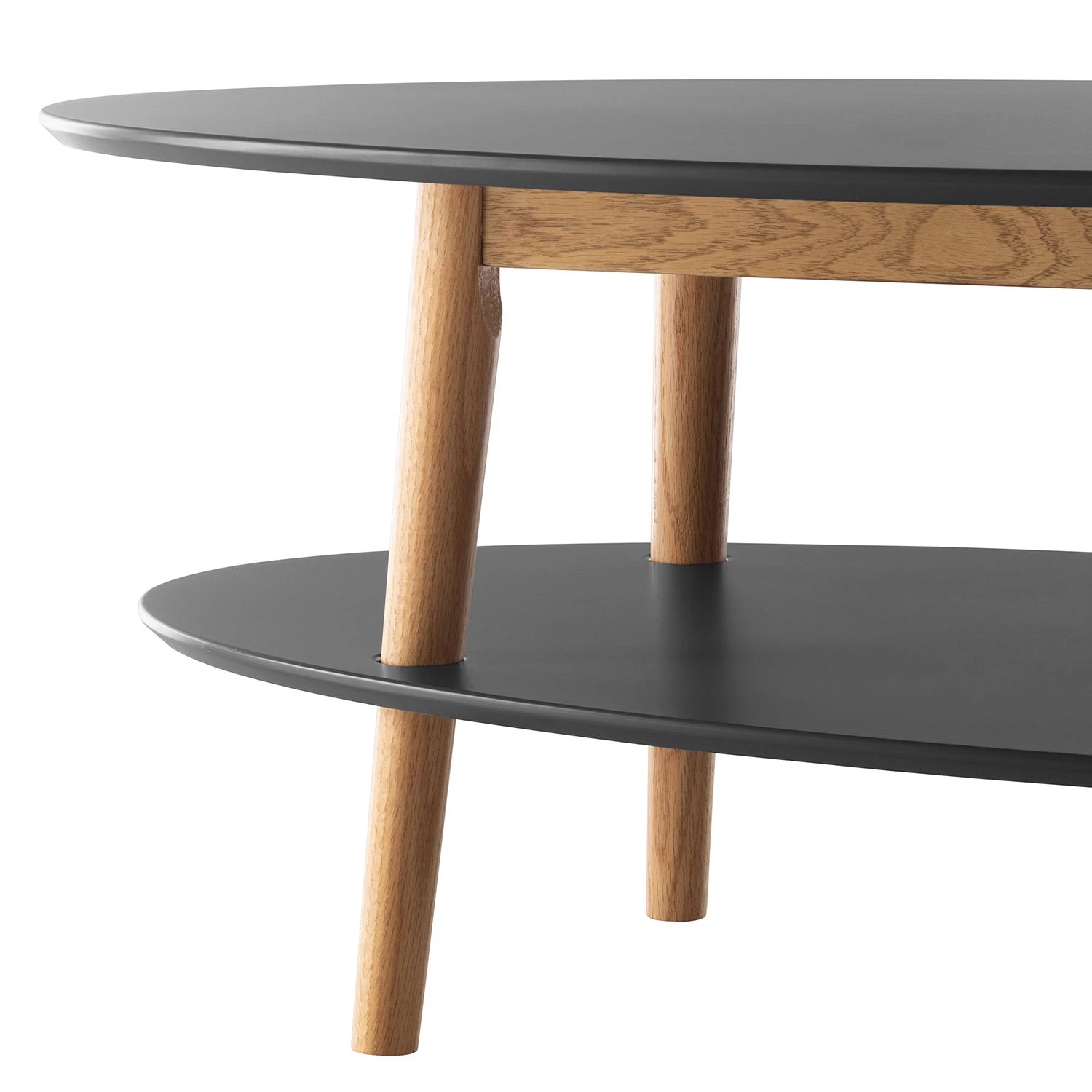 Mørteens Table basse Lindholm - Partiellement en chêne massif - Gris 8 Mørteens Table basse Lindholm - Partiellement en chêne massif - Gris – Image 6