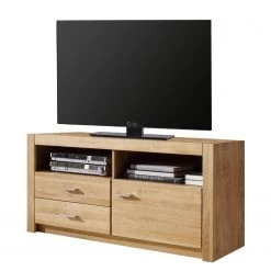 Naturoo Meuble TV Floriano I - Chêne à nœuds / Imitation chêne à nœuds -128 cm