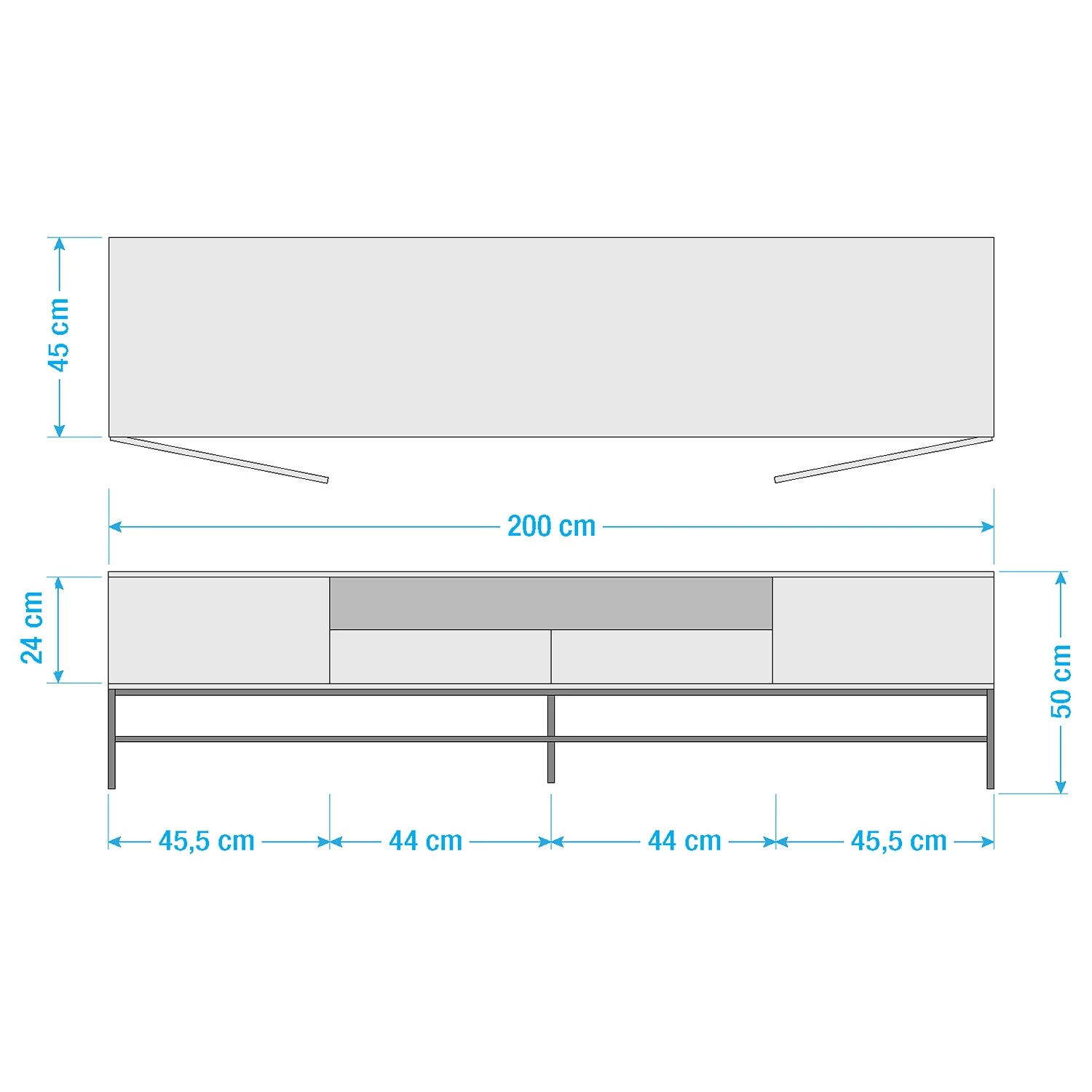 Ars manufacti Meuble TV Grasby II - Pin recyclé / Métal - Pin foncé / Noir 11 Ars manufacti Meuble TV Grasby II - Pin recyclé / Métal - Pin foncé / Noir – Image 9