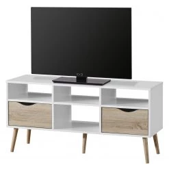 Mørteens Meuble TV Sunndal I - Partiellement en caoutchouc massif