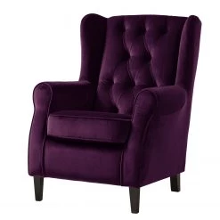 Maison Belfort Fauteuil à oreilles Luro - Velours