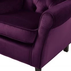 Maison Belfort Fauteuil à oreilles Luro - Velours -Meubles de salon Soldes 1000117561 190712 10052500006 DETAILS P000000001000117561
