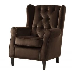 Maison Belfort Fauteuil à oreilles Luro - Velours