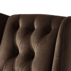 Maison Belfort Fauteuil à oreilles Luro - Velours -Meubles de salon Soldes 1000117569 190712 10052600027 DETAILS P000000001000117569