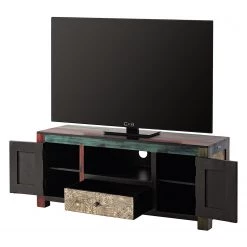 Wolf-Möbel Meuble TV Goa III - Partiellement en manguier massif - Manguier marron foncé / Bleu 15 Wolf-Möbel Meuble TV Goa III - Partiellement en manguier massif - Manguier marron foncé / Bleu -Meubles de salon Soldes 1000117580 191106 09425400044 DETAILS P000000001000117580