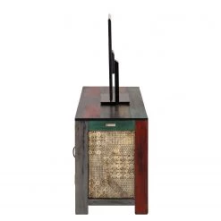 Wolf-Möbel Meuble TV Goa III - Partiellement en manguier massif - Manguier marron foncé / Bleu 18 Wolf-Möbel Meuble TV Goa III - Partiellement en manguier massif - Manguier marron foncé / Bleu -Meubles de salon Soldes 1000117580 191106 09425500047 DETAILS P000000001000117580