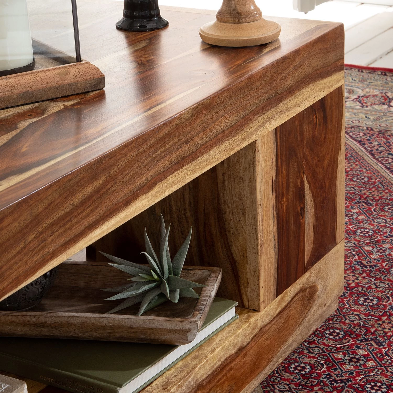 Ars Natura Table basse Madras I - Sheesham massif 12 Ars Natura Table basse Madras I - Sheesham massif – Image 10