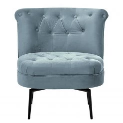 Jack & Alice Fauteuil Jonas II - Velours - Bleu pastel 14 Jack & Alice Fauteuil Jonas II - Velours - Bleu pastel -Meubles de salon Soldes 1000118276 180713 13391513 GALLERYIMAGES P000000001000118276