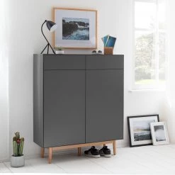 Mørteens Meuble à chaussures Lindholm II - Partiellement en chêne massif - Gris 24 Mørteens Meuble à chaussures Lindholm II - Partiellement en chêne massif - Gris -Meubles de salon Soldes 1000119255 190214 13124400001 MOOD GALLERYIMAGES P000000001000119255 mood