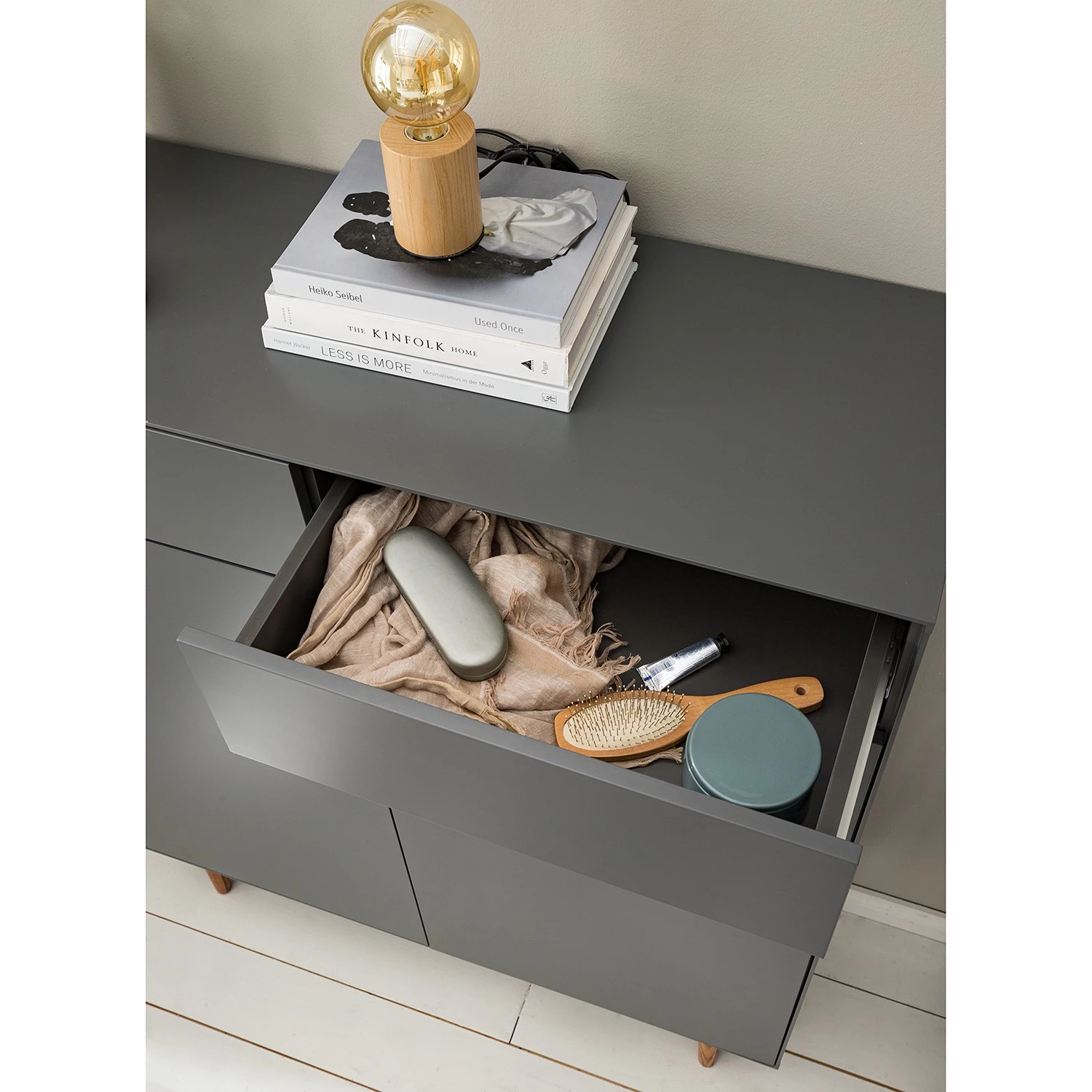 Mørteens Meuble à chaussures Lindholm II - Partiellement en chêne massif - Gris 21 Mørteens Meuble à chaussures Lindholm II - Partiellement en chêne massif - Gris – Image 19