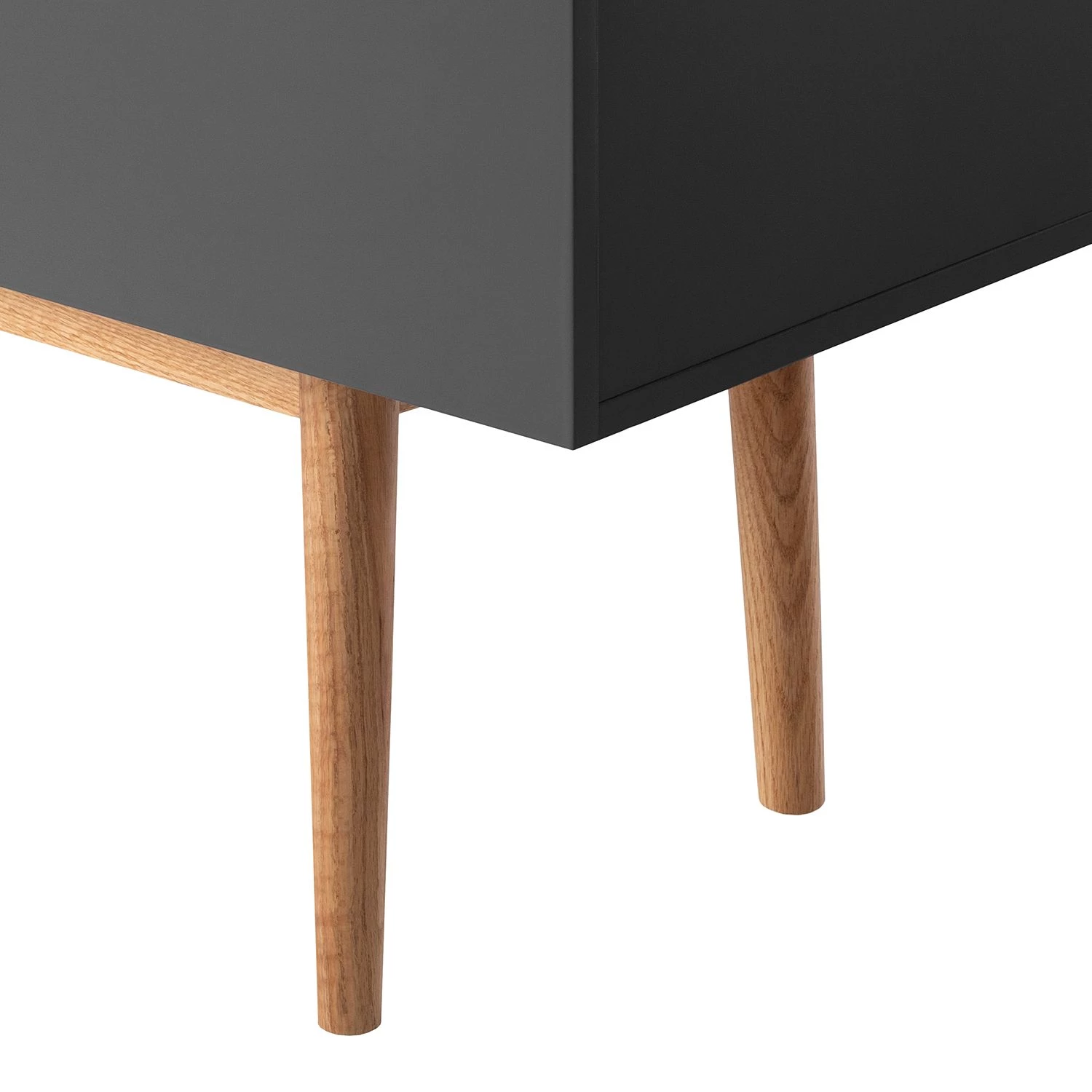 Mørteens Buffet Lindholm III - Partiellement en chêne massif - Gris 8 Mørteens Buffet Lindholm III - Partiellement en chêne massif - Gris – Image 6