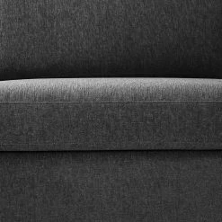 Fredriks Canapé d’angle Cipo I - Noir chiné - Méridienne courte à gauche (vue de face) -Meubles de salon Soldes 1000119813 140 GALLERYIMAGES P000000001000119813