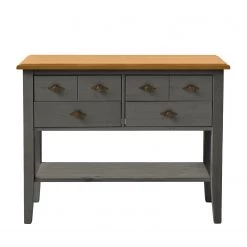 Maison Belfort Console Bergen I - Epicéa gris / Epicéa lessivé - Largeur : 102 cm