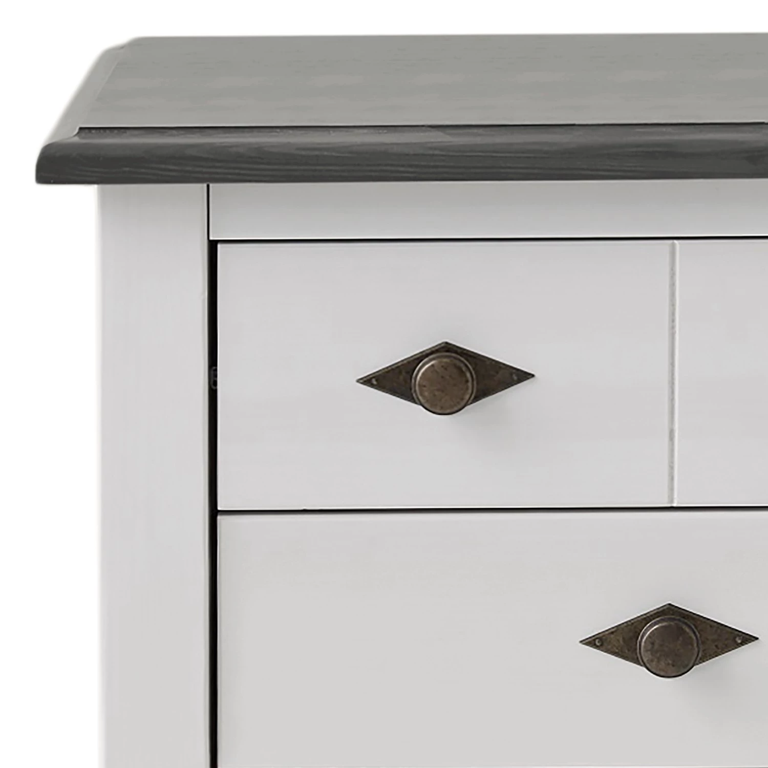 Maison Belfort Console Bergen I - Epicéa blanc / Epicéa gris - Largeur : 58 cm 5 Maison Belfort Console Bergen I - Epicéa blanc / Epicéa gris - Largeur : 58 cm – Image 3