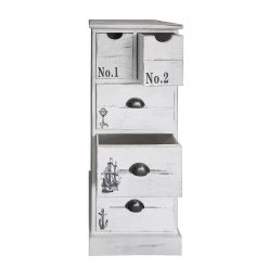 Maison Belfort Commode Nadi I - Partiellement en paulownia massif - Blanc cassé - 86 cm -Meubles de salon Soldes 1000122202 200723 16075700002 DETAILS P000000001000122202