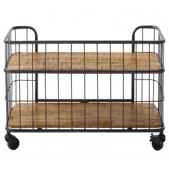 Ars manufacti Étagère Namber II - Manguier massif / Métal - Manguier / Noir -Meubles de salon Soldes 1000122518 201008 06182700003 DETAILS P000000001000122518