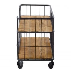 Ars manufacti Étagère Namber II - Manguier massif / Métal - Manguier / Noir -Meubles de salon Soldes 1000122518 201008 06182900004 DETAILS P000000001000122518