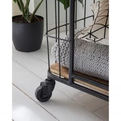 Ars manufacti Étagère Namber II - Manguier massif / Métal - Manguier / Noir -Meubles de salon Soldes 1000122518 210129 15182300003 DETAILS P000000001000122518