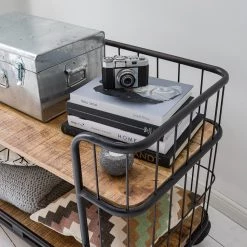 Ars manufacti Étagère Namber II - Manguier massif / Métal - Manguier / Noir -Meubles de salon Soldes 1000122518 210129 15182500005 DETAILS P000000001000122518