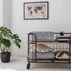 Ars manufacti Étagère Namber II - Manguier massif / Métal - Manguier / Noir -Meubles de salon Soldes 1000122518 210129 15182800006 DETAILS P000000001000122518