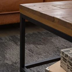 Ars manufacti Table basse Grasby - Pin recyclé / Métal - Pin foncé / Noir 22 Ars manufacti Table basse Grasby - Pin recyclé / Métal - Pin foncé / Noir -Meubles de salon Soldes 1000123378 190527 16151900004 GALLERYIMAGES P000000001000123378