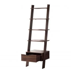 Mørteens Étagère Gjora - Partiellement en hévéa massif - Noyer -Meubles de salon Soldes 1000123440 190204 12544300014 GALLERYIMAGES P000000001000123440