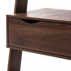 Mørteens Étagère Gjora - Partiellement en hévéa massif - Noyer -Meubles de salon Soldes 1000123440 190204 12544400016 GALLERYIMAGES P000000001000123440