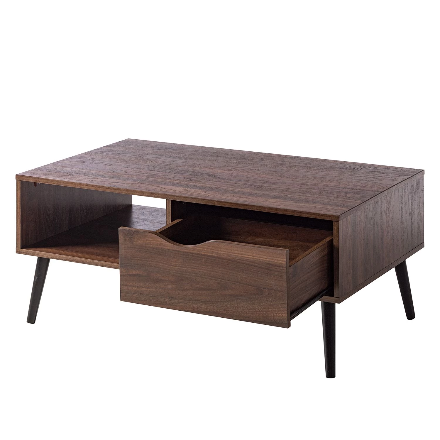 Mørteens Table basse Gjora - Partiellement en hévéa massif - Noyer 9 Mørteens Table basse Gjora - Partiellement en hévéa massif - Noyer – Image 7