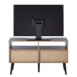 Mørteens Meuble TV Gjora II - Partiellement en hévéa massif - Noyer -Meubles de salon Soldes 1000123453 190131 15241000012 GALLERYIMAGES P000000001000123453