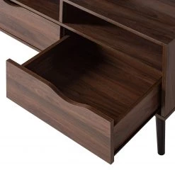 Mørteens Meuble TV Gjora II - Partiellement en hévéa massif - Noyer -Meubles de salon Soldes 1000123453 190131 15241100015 GALLERYIMAGES P000000001000123453