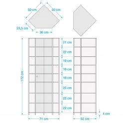 Fredriks Vitrine d'angle Amalia II - Éclairage inclus - Imitation frêne foncé - Argenté 13 Fredriks Vitrine d'angle Amalia II - Éclairage inclus - Imitation frêne foncé - Argenté -Meubles de salon Soldes 1000123617 190621 12570300096 GALLERYIMAGES P000000001000123617