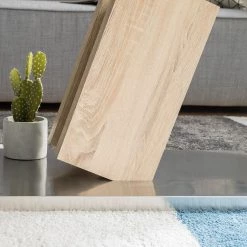 Fredriks Table basse Bleik - Verre de sécurité / Acier inoxydable - Imitation chêne / Argenté 17 Fredriks Table basse Bleik - Verre de sécurité / Acier inoxydable - Imitation chêne / Argenté -Meubles de salon Soldes 1000123772 190226 06172700009 GALLERYIMAGES P000000001000123772