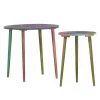 Norrwood Tables d’appoint Pailo (Lot de 2) - manguier massif / multicolore -Meubles de salon Soldes 1000123956 180820 12502808 IMAGE P000000001000123956
