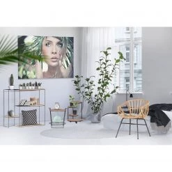 Red Living Étagère Soltas - Acacia massif / Métal - Acacia / Noir -Meubles de salon Soldes 1000124007 180803 14033053 MOOD GALLERYIMAGES P000000001000124007 mood