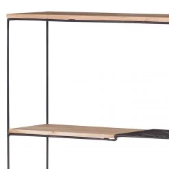 Red Living Étagère Soltas - Acacia massif / Métal - Acacia / Noir -Meubles de salon Soldes 1000124007 180803 14033055 GALLERYIMAGES P000000001000124007