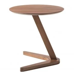 Mørteens Bout de canapé Chicky - Partiellement en hévéa massif - Placage noyer véritable -Meubles de salon Soldes 1000124044 190227 11171500039 GALLERYIMAGES P000000001000124044