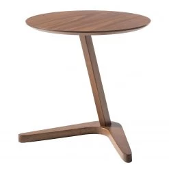 Mørteens Bout de canapé Chicky - Partiellement en hévéa massif - Placage noyer véritable -Meubles de salon Soldes 1000124044 190227 11171500042 GALLERYIMAGES P000000001000124044