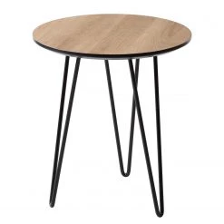 Mørteens Table d'appoint Kess I - Imitation chêne marron clair / Noir