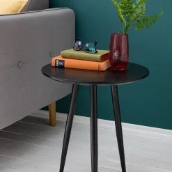 Mørteens Table d'appoint Kitt S - Imitation chêne noir / Noir 22 Mørteens Table d'appoint Kitt S - Imitation chêne noir / Noir -Meubles de salon Soldes 1000125125 190315 09501500006 GALLERYIMAGES P000000001000125125